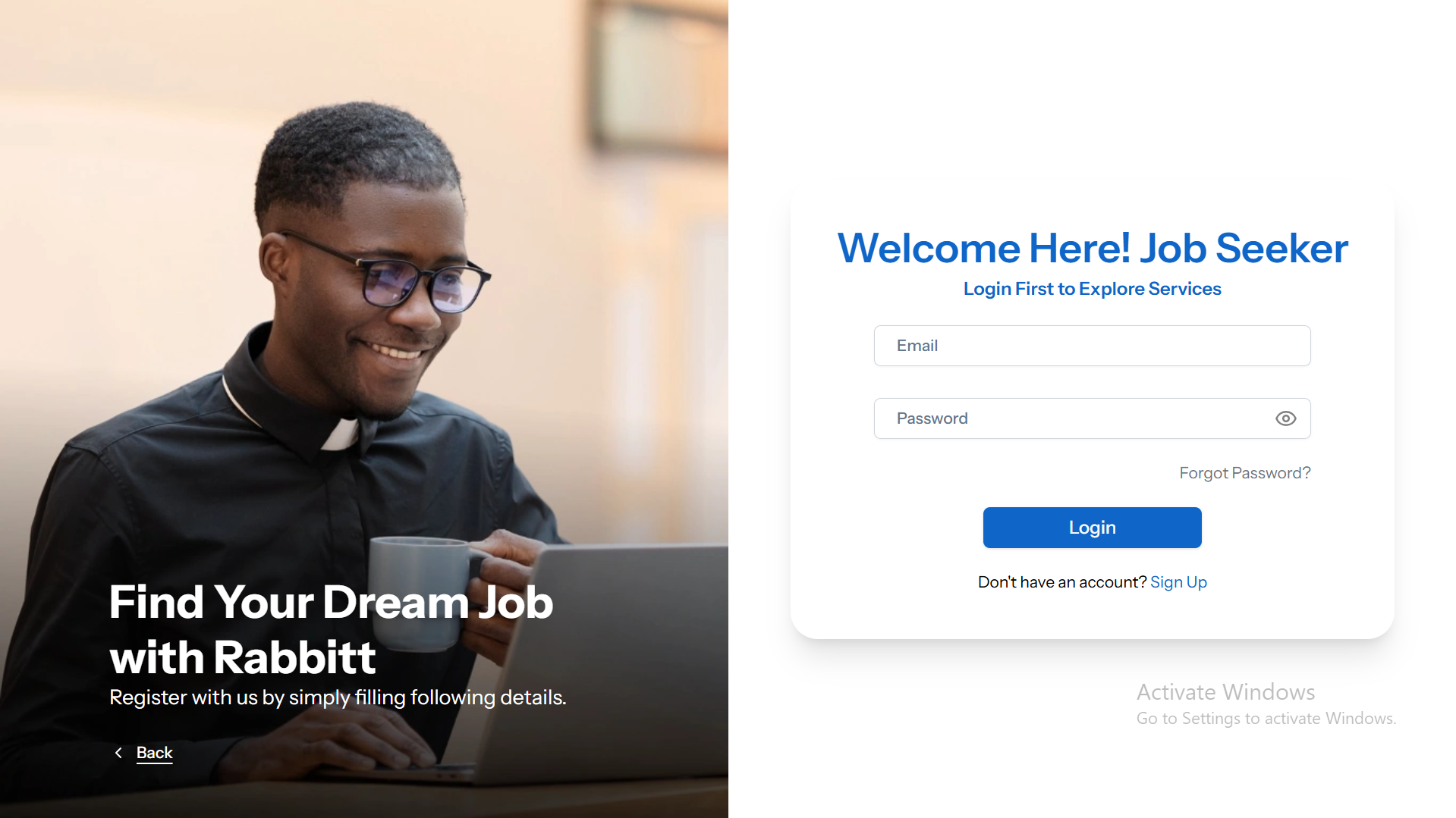 Rabbitt: Job Portal Website Development